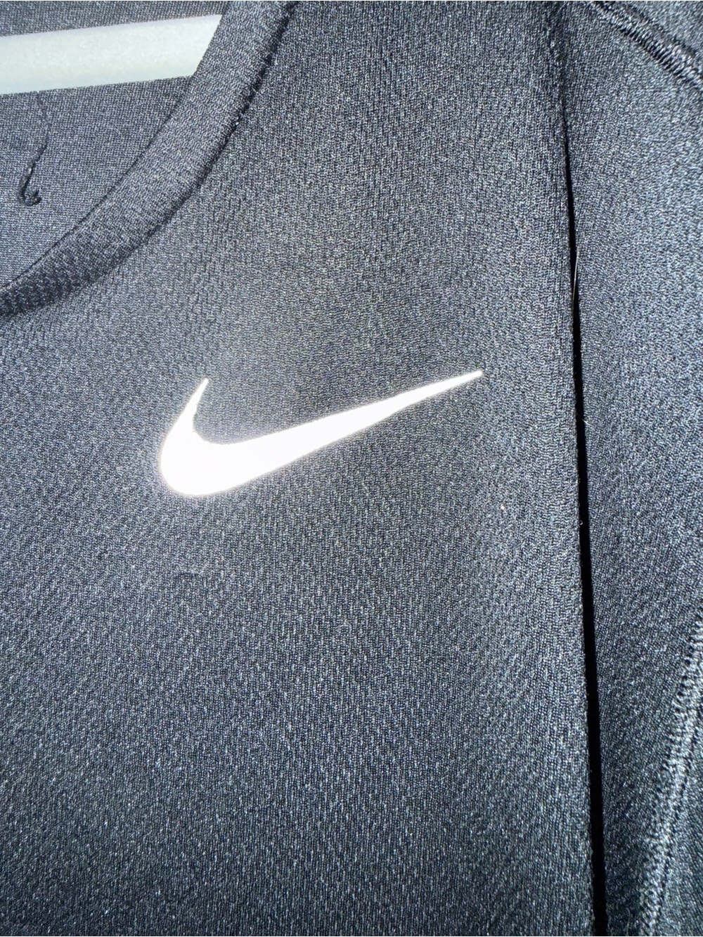 Nike Men’s Black Performance Jacket with White Swoosh